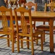 Oak Dining Table and Four Chairs